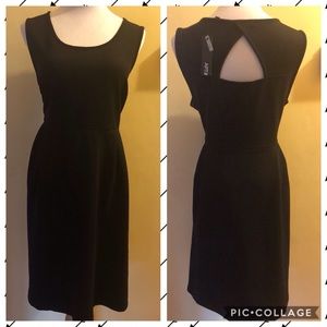 NEw with tags Black dress keyhole back plus size